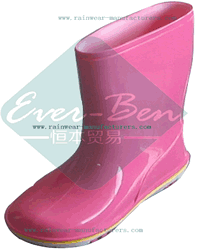 PVC 014 - pvc rain boots kids rain boot